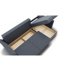 Угловой диван «Барселона 3», механизм пантограф, угол правый, велюр, цвет галакси лайт 026 - Фото 4