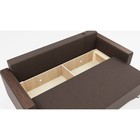 Прямой диван «Квадро 2», механизм еврокнижка, велюр, цвет галакси лайт 004 - Фото 4