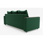 Прямой диван «Квадро 2», механизм еврокнижка, велюр, цвет галакси лайт 010 - Фото 5