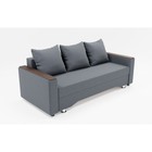 Прямой диван «Квадро 2», механизм еврокнижка, велюр, цвет галакси лайт 026 - Фото 6