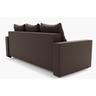 Диван прямой «Квадро 3», механизм еврокнижка, велюр, цвет галакси лайт 004  (артикул 9798720)  большой выбор товаров оптом и в розницу по низким ценам с доставкой