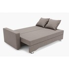 Диван прямой «Квадро 3», механизм еврокнижка, велюр, цвет галакси лайт 005  (артикул 9798721)  большой выбор товаров оптом и в розницу по низким ценам с доставкой