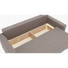 Диван прямой «Квадро 3», механизм еврокнижка, велюр, цвет галакси лайт 005  (артикул 9798721)  большой выбор товаров оптом и в розницу по низким ценам с доставкой