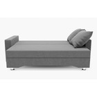 Диван прямой «Квадро 3», механизм еврокнижка, велюр, цвет галакси лайт 021  (артикул 9798724)  большой выбор товаров оптом и в розницу по низким ценам с доставкой