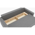 Диван прямой «Квадро 3», механизм еврокнижка, велюр, цвет галакси лайт 021  (артикул 9798724)  большой выбор товаров оптом и в розницу по низким ценам с доставкой