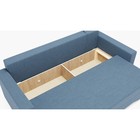 Диван прямой «Квадро 3», механизм еврокнижка, велюр, цвет галакси лайт 022  (артикул 9798725)  большой выбор товаров оптом и в розницу по низким ценам с доставкой