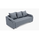 Прямой диван «Квадро 5», механизм еврокнижка, велюр, цвет галакси лайт 026 - Фото 2