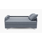 Прямой диван «Квадро 5», механизм еврокнижка, велюр, цвет галакси лайт 026 - Фото 4