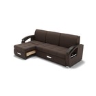 Диван – трансформер «Колизей 1», механизм выкатной, угол левый, велюр, цвет галакси лайт 004 - Фото 3