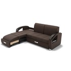 Диван – трансформер «Колизей 1», механизм выкатной, угол левый, велюр, цвет галакси лайт 004 - Фото 4