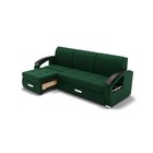 Диван – трансформер «Колизей 1», механизм выкатной, угол левый, велюр, цвет галакси лайт 010 - Фото 3