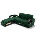 Диван – трансформер «Колизей 1», механизм выкатной, угол левый, велюр, цвет галакси лайт 010 - Фото 4