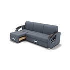 Диван – трансформер «Колизей 1», механизм выкатной, угол левый, велюр, цвет галакси лайт 026 - Фото 3