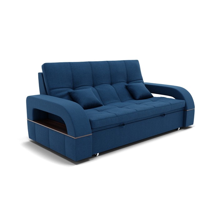 Прямой диван «Майами 1», механизм венеция, велюр, цвет галакси лайт 014