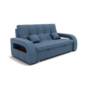 Прямой диван «Майами 1», механизм венеция, велюр, цвет галакси лайт 022