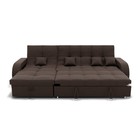 Угловой диван «Майами 2», механизм венеция, универсальный, велюр, цвет галакси лайт 004 - Фото 4