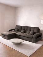 Диван угловой «Майами 2», механизм венеция, универсальный, велюр, цвет галакси лайт 004 - Фото 4