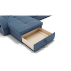 Диван угловой «Майами 2», механизм венеция, универсальный, велюр, цвет галакси лайт 022 - Фото 9