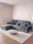 Диван угловой «Майами 2», механизм венеция, универсальный, велюр, цвет галакси лайт 026 - Фото 4