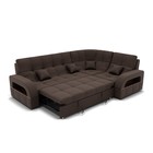 Угловой диван «Майами 3», механизм венеция, универсальный, велюр, цвет галакси лайт 004 - Фото 2