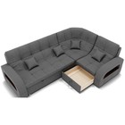 Угловой диван «Майами 3», механизм венеция, универсальный, велюр, цвет галакси лайт 021 - Фото 5