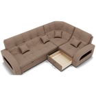 Диван угловой «Майами 3», механизм венеция, универсальный, велюр, цвет галакси лайт 023 - Фото 5