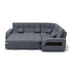 Диван угловой «Майами 3», механизм венеция, универсальный, велюр, цвет галакси лайт 026 - Фото 4