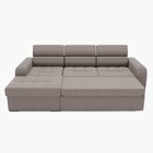 Диван угловой «Манчестер», механизм венеция, угол левый, велюр, цвет галакси лайт 005  (артикул 9798785)  большой выбор товаров оптом и в розницу по низким ценам с доставкой