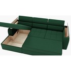 Диван угловой «Манчестер», механизм венеция, угол левый, велюр, цвет галакси лайт 010  (артикул 9798786)  большой выбор товаров оптом и в розницу по низким ценам с доставкой