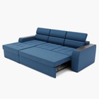 Диван угловой «Манчестер», механизм венеция, угол левый, велюр, цвет галакси лайт 014  (артикул 9798787)  большой выбор товаров оптом и в розницу по низким ценам с доставкой