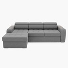 Диван угловой «Манчестер», механизм венеция, угол левый, велюр, цвет галакси лайт 021  (артикул 9798788)  большой выбор товаров оптом и в розницу по низким ценам с доставкой