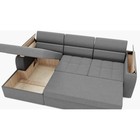 Диван угловой «Манчестер», механизм венеция, угол левый, велюр, цвет галакси лайт 021  (артикул 9798788)  большой выбор товаров оптом и в розницу по низким ценам с доставкой