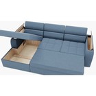 Диван угловой «Манчестер», механизм венеция, угол левый, велюр, цвет галакси лайт 022  (артикул 9798789)  большой выбор товаров оптом и в розницу по низким ценам с доставкой