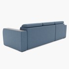 Диван угловой «Манчестер», механизм венеция, угол левый, велюр, цвет галакси лайт 022  (артикул 9798789)  большой выбор товаров оптом и в розницу по низким ценам с доставкой