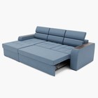 Диван угловой «Манчестер», механизм венеция, угол левый, велюр, цвет галакси лайт 022  (артикул 9798789)  большой выбор товаров оптом и в розницу по низким ценам с доставкой