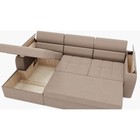 Диван угловой «Манчестер», механизм венеция, угол левый, велюр, цвет галакси лайт 023  (артикул 9798790)  большой выбор товаров оптом и в розницу по низким ценам с доставкой