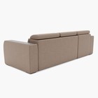 Диван угловой «Манчестер», механизм венеция, угол левый, велюр, цвет галакси лайт 023  (артикул 9798790)  большой выбор товаров оптом и в розницу по низким ценам с доставкой