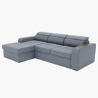 Диван угловой «Манчестер», механизм венеция, угол левый, велюр, цвет галакси лайт 026  (артикул 9798791)  большой выбор товаров оптом и в розницу по низким ценам с доставкой