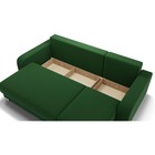 Диван – трансформер «Модерн 2», механизм пантограф, угол правый, велюр, цвет галакси лайт 010  (артикул 9798810)  большой выбор товаров оптом и в розницу по низким ценам с доставкой