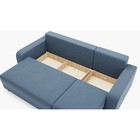 Диван – трансформер «Модерн 2», механизм пантограф, угол правый, велюр, цвет галакси лайт 022  (артикул 9798813)  большой выбор товаров оптом и в розницу по низким ценам с доставкой