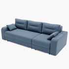 Диван – трансформер «Модерн 2», механизм пантограф, угол правый, велюр, цвет галакси лайт 022  (артикул 9798813)  большой выбор товаров оптом и в розницу по низким ценам с доставкой