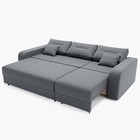 Диван – трансформер «Модерн 2», механизм пантограф, угол правый, велюр, цвет галакси лайт 026  (артикул 9798815)  большой выбор товаров оптом и в розницу по низким ценам с доставкой