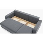 Диван – трансформер «Модерн 2», механизм пантограф, угол правый, велюр, цвет галакси лайт 026  (артикул 9798815)  большой выбор товаров оптом и в розницу по низким ценам с доставкой