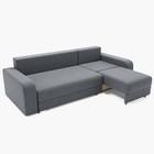 Диван – трансформер «Модерн 2», механизм пантограф, угол правый, велюр, цвет галакси лайт 026  (артикул 9798815)  большой выбор товаров оптом и в розницу по низким ценам с доставкой