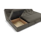 Диван угловой «Монако 2», механизм венеция, универсальный, велюр, цвет галакси лайт 005  (артикул 9798817)  большой выбор товаров оптом и в розницу по низким ценам с доставкой