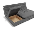 Диван угловой «Монако 2», механизм венеция, универсальный, велюр, цвет галакси лайт 021  (артикул 9798820)  большой выбор товаров оптом и в розницу по низким ценам с доставкой