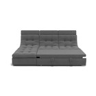 Диван угловой «Монако 2», механизм венеция, универсальный, велюр, цвет галакси лайт 021  (артикул 9798820)  большой выбор товаров оптом и в розницу по низким ценам с доставкой