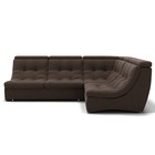 Диван угловой «Монако 3», механизм венеция, универсальный, велюр, цвет галакси лайт 004  (артикул 9798824)  большой выбор товаров оптом и в розницу по низким ценам с доставкой