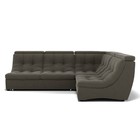 Диван угловой «Монако 3», механизм венеция, универсальный, велюр, цвет галакси лайт 005  (артикул 9798825)  большой выбор товаров оптом и в розницу по низким ценам с доставкой