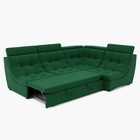 Диван угловой «Монако 3», механизм венеция, универсальный, велюр, цвет галакси лайт 010  (артикул 9798826)  большой выбор товаров оптом и в розницу по низким ценам с доставкой